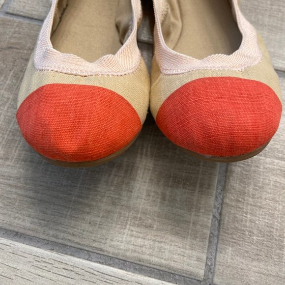 Ann Taylor LOFT Color Block Ballet Flats - Picture 2 of 10